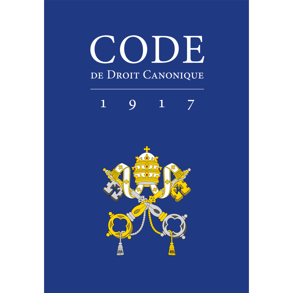 Code de Droit canonique 1917 Association Iris