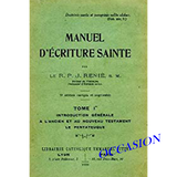 Manuel d'Ecriture-Sainte (volumes à l'unité)
